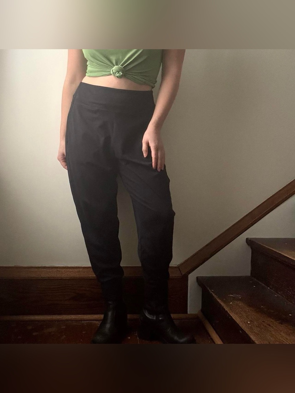 Mondetta soft black stretchy jogger sweatpants